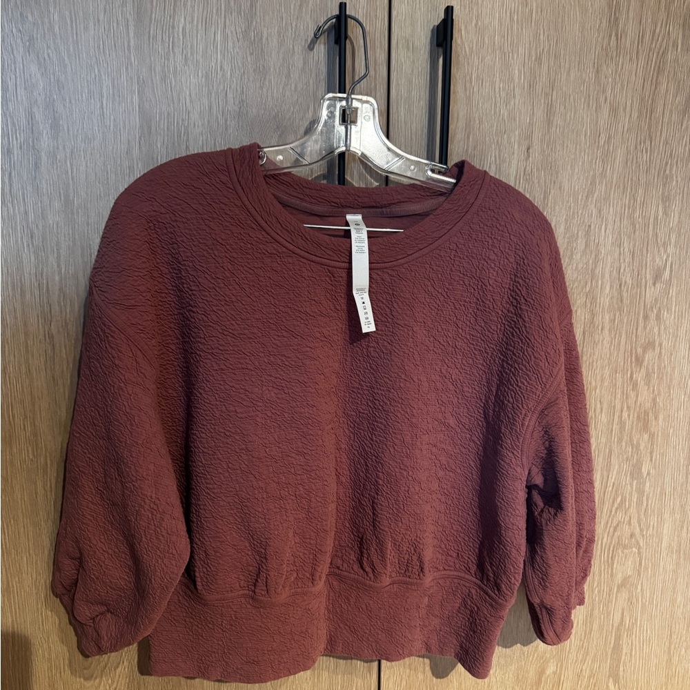 Lululemon Athletica Textured Crop Top